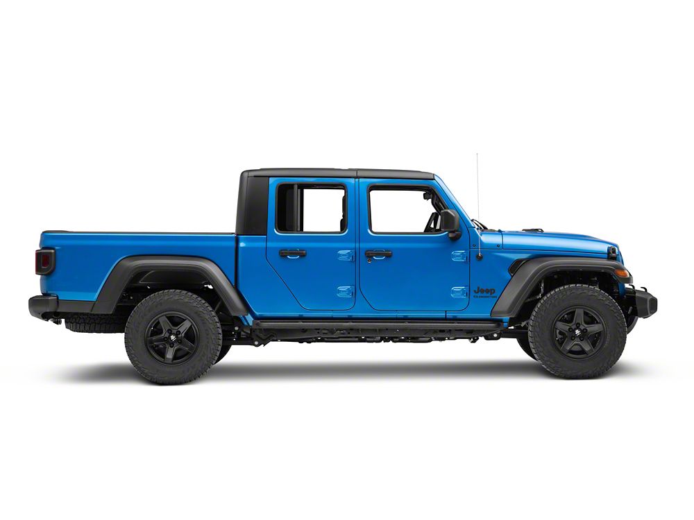 Barricade Enhanced Rubi Rails; Textured Black (20-25 Jeep Gladiator JT)