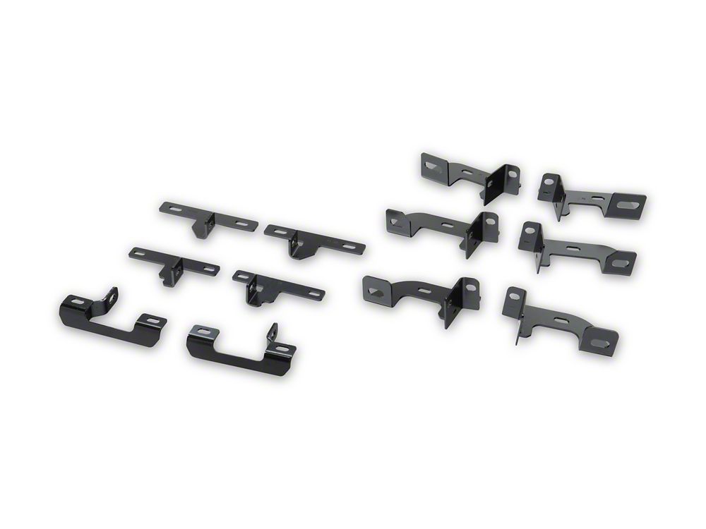 Barricade Canyon Drop Steps; Textured Black (20-25 Jeep Gladiator JT)