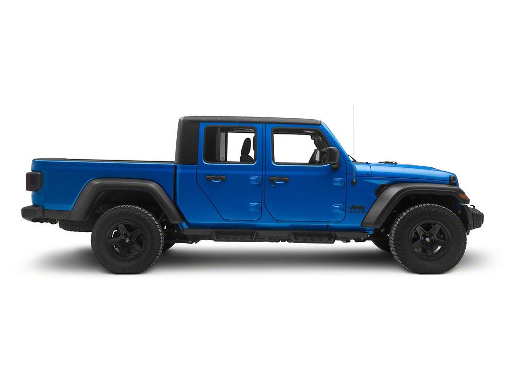 Barricade Canyon Drop Steps; Textured Black (20-25 Jeep Gladiator JT)