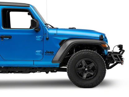 Barricade Trail Runner Front Bumper with LED Fog Lights and 20-Inch Dual Row LED Light Bar (20-25 Jeep Gladiator JT)