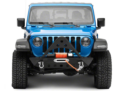 Barricade Stubby Winch Front Bumper with Stinger Bar (20-25 Jeep Gladiator JT)