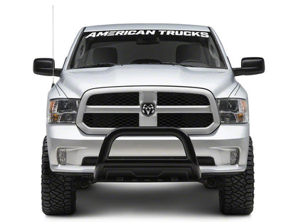 Barricade 3.50-Inch Oval Bull Bar with Skid Plate; Black (09-18 RAM 1500, Excluding Rebel)