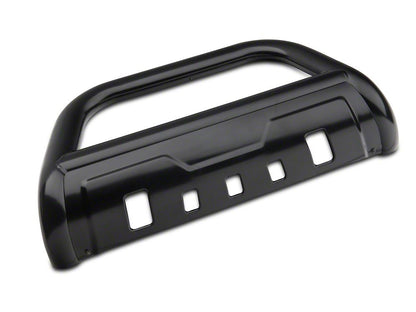 Barricade 3.50-Inch Oval Bull Bar with Skid Plate; Black (09-18 RAM 1500, Excluding Rebel)