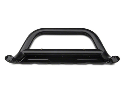 Barricade 3.50-Inch Oval Bull Bar with Skid Plate; Black (09-18 RAM 1500, Excluding Rebel)
