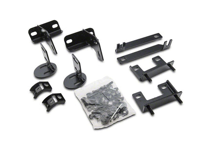 Barricade 3.50-Inch Oval Bull Bar with Skid Plate; Black (09-18 RAM 1500, Excluding Rebel)