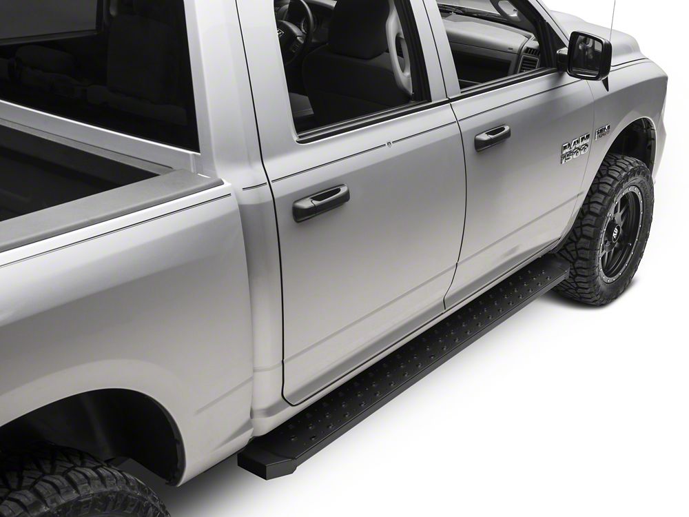 Barricade Rattler Running Boards; Black (09-18 RAM 1500)