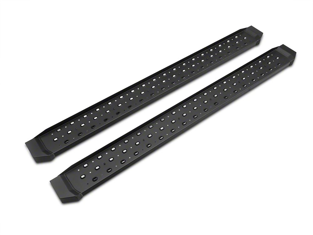Barricade Rattler Running Boards; Black (09-18 RAM 1500)