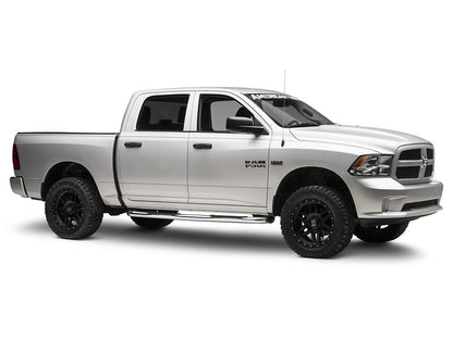 Barricade 3-Inch Side Step Bars; Stainless Steel (09-18 RAM 1500)