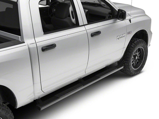 Barricade T4 Side Step Bars; Textured Black (09-18 RAM 1500 Quad Cab, Crew Cab)