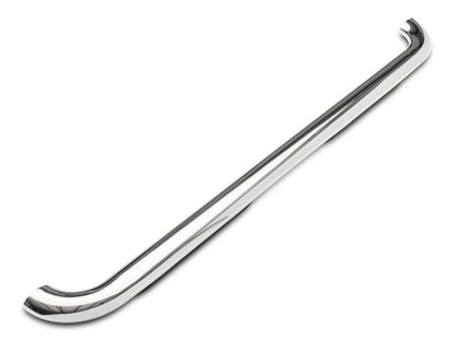 Barricade 4-Inch Oval Bent End Side Step Bars; Stainless Steel (09-18 RAM 1500)