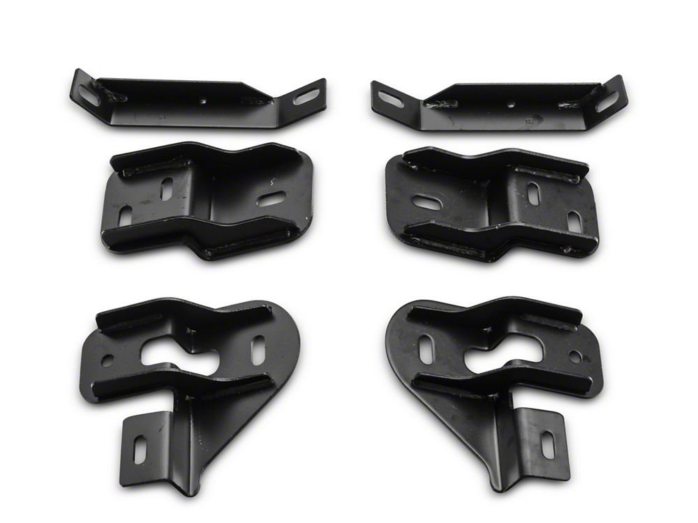 Barricade 4-Inch Oval Bent End Side Step Bars; Stainless Steel (09-18 RAM 1500)
