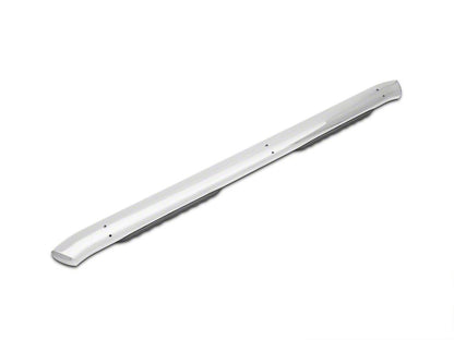 Barricade 5-Inch Oval Bent End Side Step Bars; Stainless Steel (09-18 RAM 1500 Quad Cab, Crew Cab)
