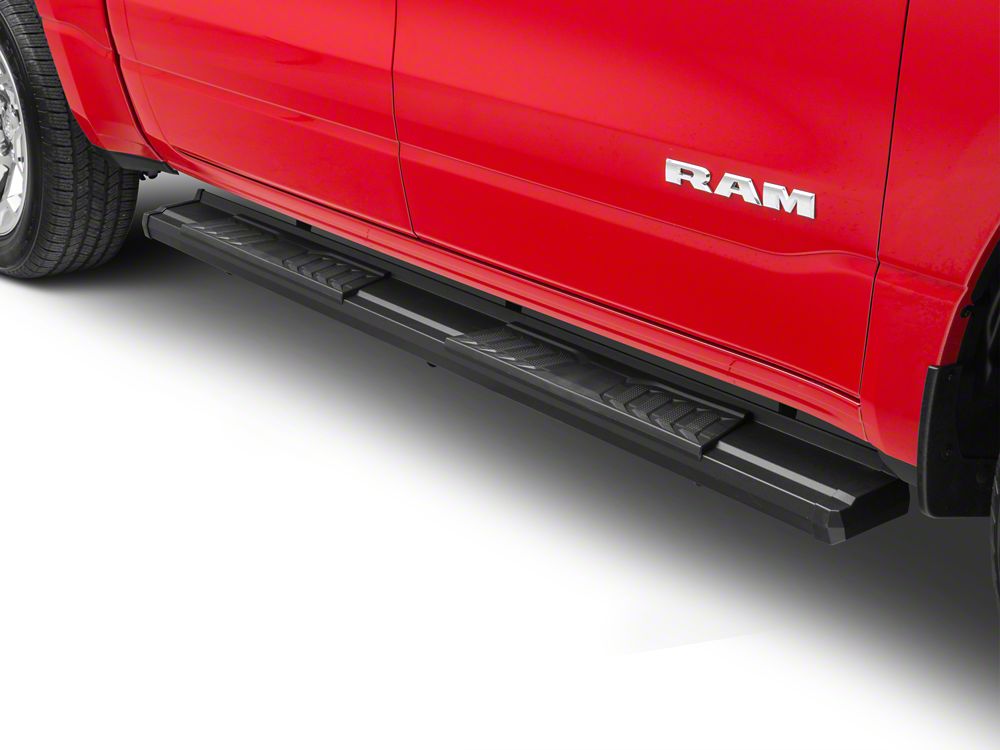 Barricade S6 Running Boards; Black (19-25 RAM 1500 Crew Cab)