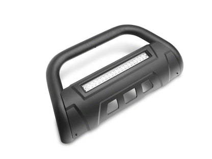 Barricade HD Bull Bar with Skid Plate and 20-Inch LED Light Bar; Black (09-18 RAM 1500, Excluding Rebel)
