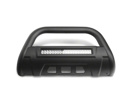 Barricade HD Bull Bar with Skid Plate and 20-Inch LED Light Bar; Black (09-18 RAM 1500, Excluding Rebel)