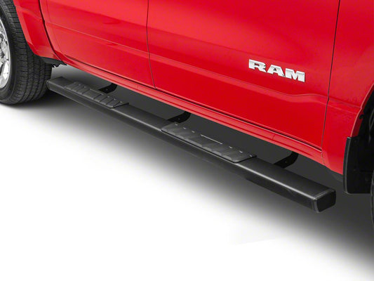 Barricade T4 Side Step Bars; Black (19-25 RAM 1500 Crew Cab)