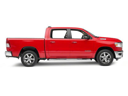 Barricade 3-Inch Side Step Bars; Stainless Steel (19-25 RAM 1500 Crew Cab)