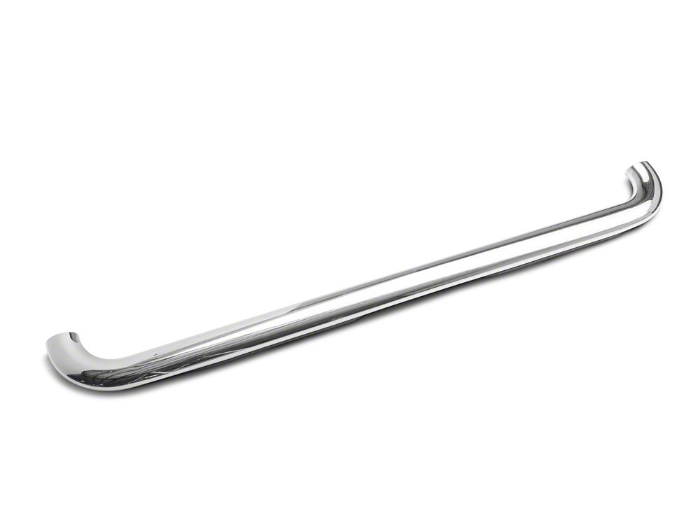 Barricade 4-Inch Oval Bent End Side Step Bars; Stainless Steel (19-25 RAM 1500 Crew Cab)