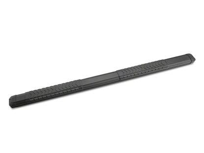 Barricade 5-Inch Aluminum Side Step Bars; Black Cover Plate (19-25 RAM 1500 Crew Cab)