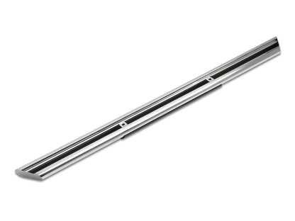Barricade 4-Inch Flat Oval Running Boards; Stainless Steel (02-08 RAM 1500 Regular Cab)