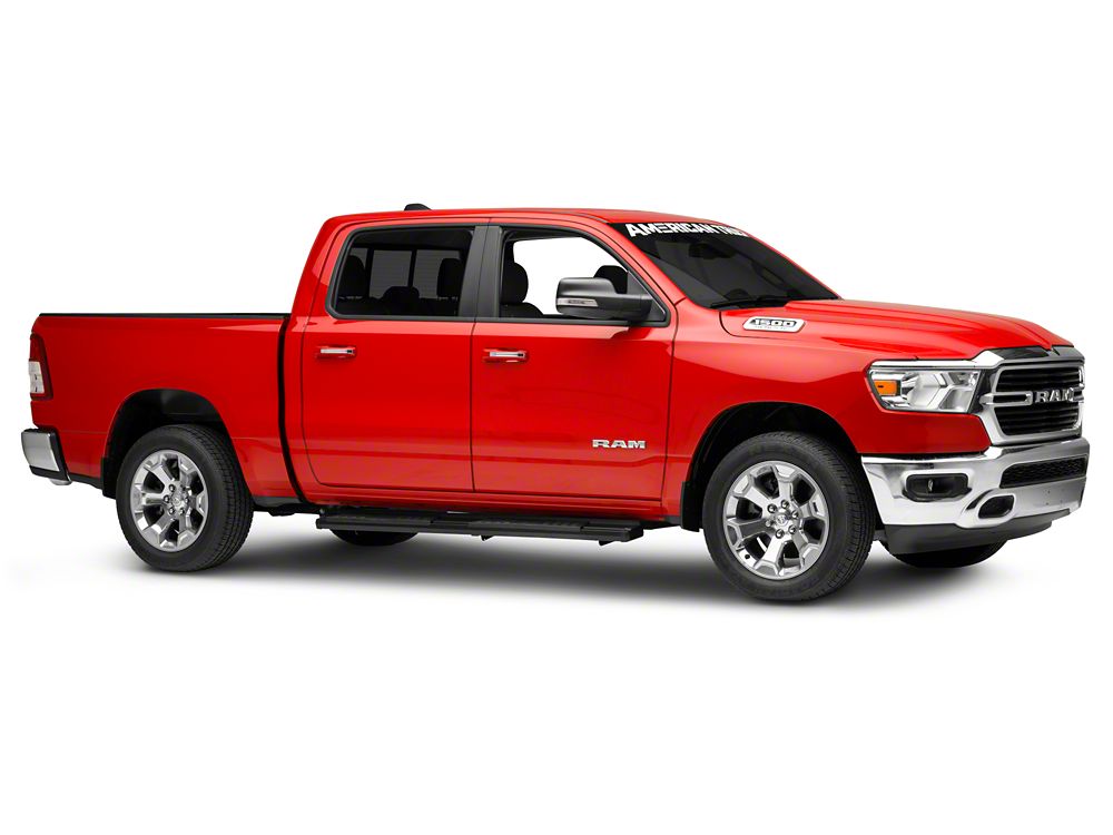 Barricade S6 Running Boards; Black (19-25 RAM 1500 Quad Cab)