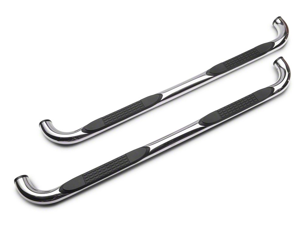 Barricade 3-Inch Side Step Bars; Stainless Steel (19-25 RAM 1500 Quad Cab)