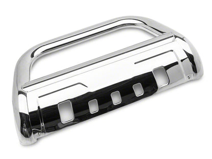 Barricade 3.50-Inch Oval Bull Bar with Skid Plate; Stainless Steel (19-24 RAM 1500, Excluding Rebel & TRX)