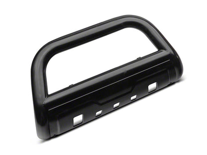 Barricade 3.50-Inch Oval Bull Bar with Skid Plate; Black (19-24 RAM 1500, Excluding Rebel & TRX)