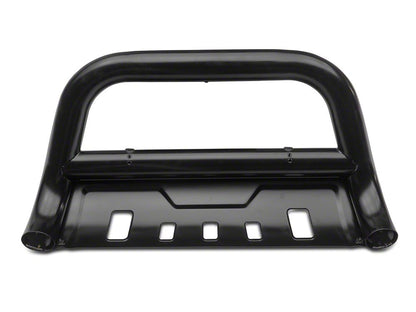 Barricade 3.50-Inch Oval Bull Bar with Skid Plate; Black (19-24 RAM 1500, Excluding Rebel & TRX)