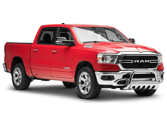 Barricade 3-Inch Bull Bar; Stainless Steel (19-24 RAM 1500, Excluding Rebel & TRX)