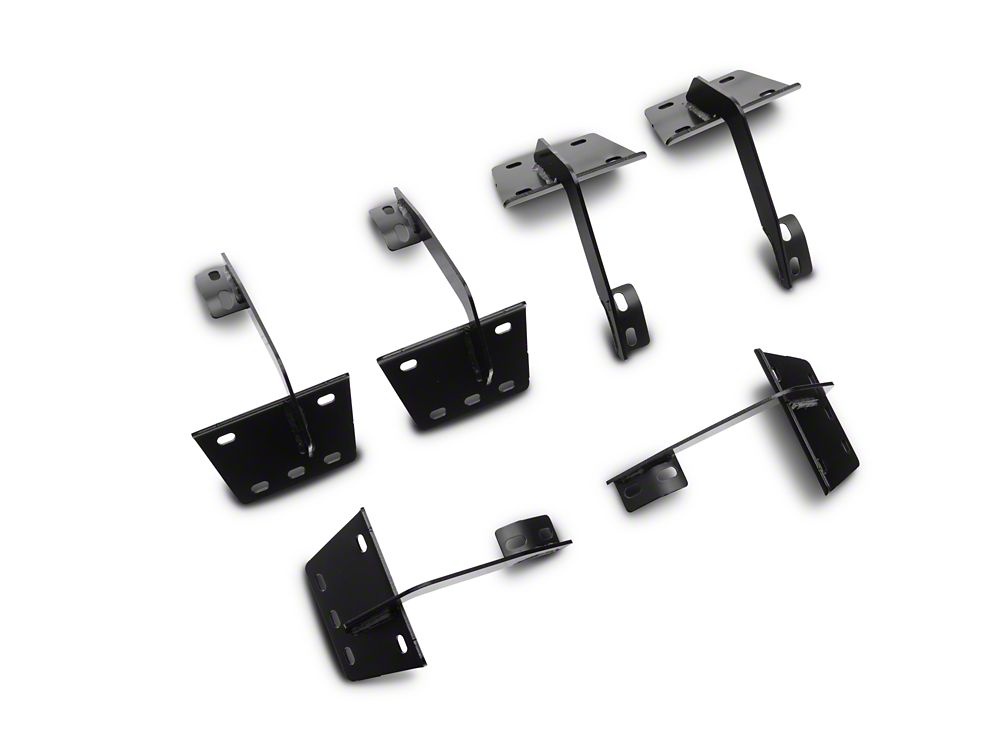 Barricade Saber 5-Inch Aluminum Side Step Bars; Black Cover Plates (19-25 RAM 1500 Quad Cab)
