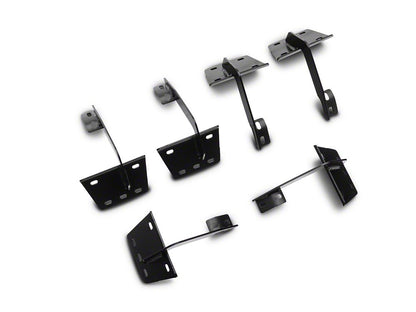 Barricade Saber 5-Inch Aluminum Side Step Bars; Black Cover Plates (19-25 RAM 1500 Quad Cab)