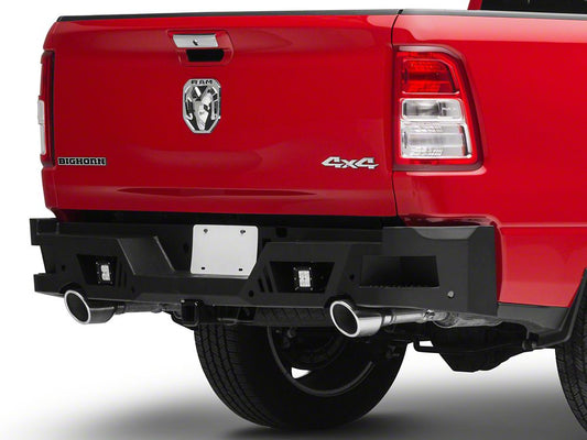 Barricade Extreme HD Rear Bumper with LED Fog Lights (19-25 RAM 1500)
