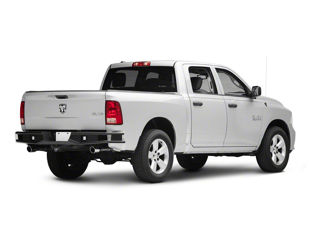 Barricade Tubular HD Rear Bumper with LED Fog Lights (09-18 RAM 1500)