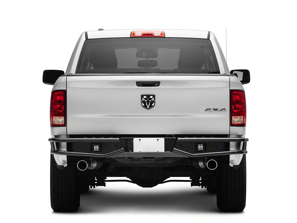 Barricade Tubular HD Rear Bumper with LED Fog Lights (09-18 RAM 1500)