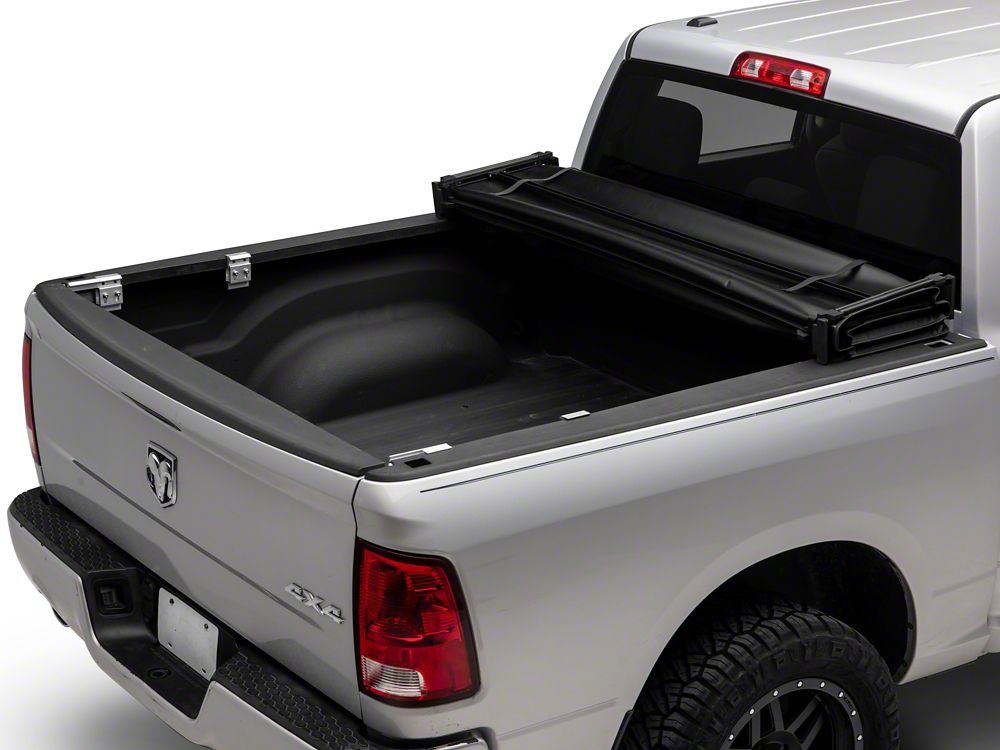 Barricade Soft Quad-Fold Tonneau Cover (09-18 RAM 1500 w/ 5.7-Foot Box & w/o RAM Box)