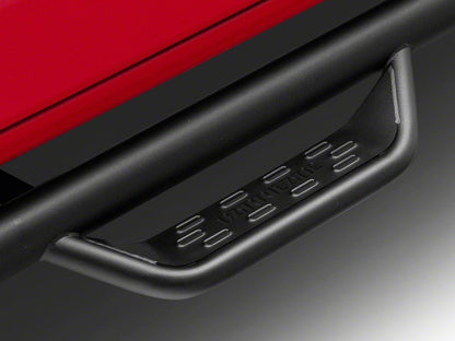 Barricade Tubular Drop Steps; Fine Textured Black Finish (19-25 RAM 1500 Crew Cab)