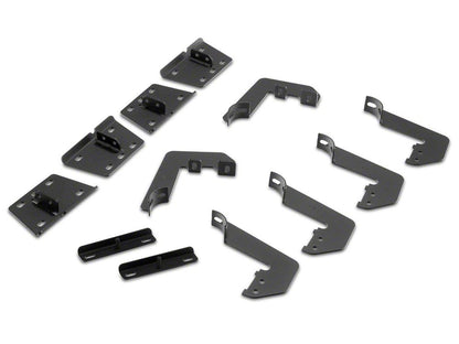Barricade Tubular Drop Steps; Fine Textured Black Finish (19-25 RAM 1500 Crew Cab)