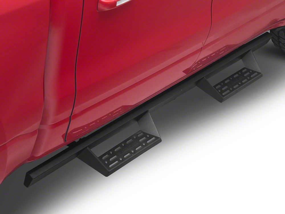 Barricade Canyon Drop Steps; Textured Black (19-25 RAM 1500 Crew Cab ...