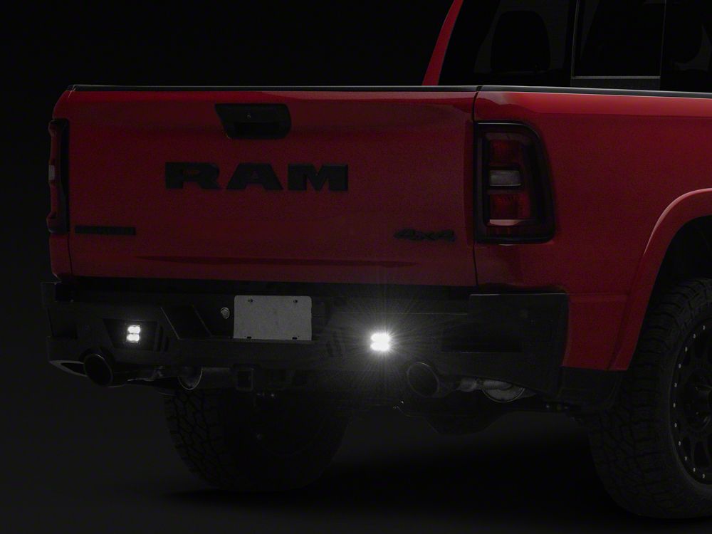 Barricade HD Rear Bumper with LED Fog Lights (25-26 RAM 1500, Excluding RHO)