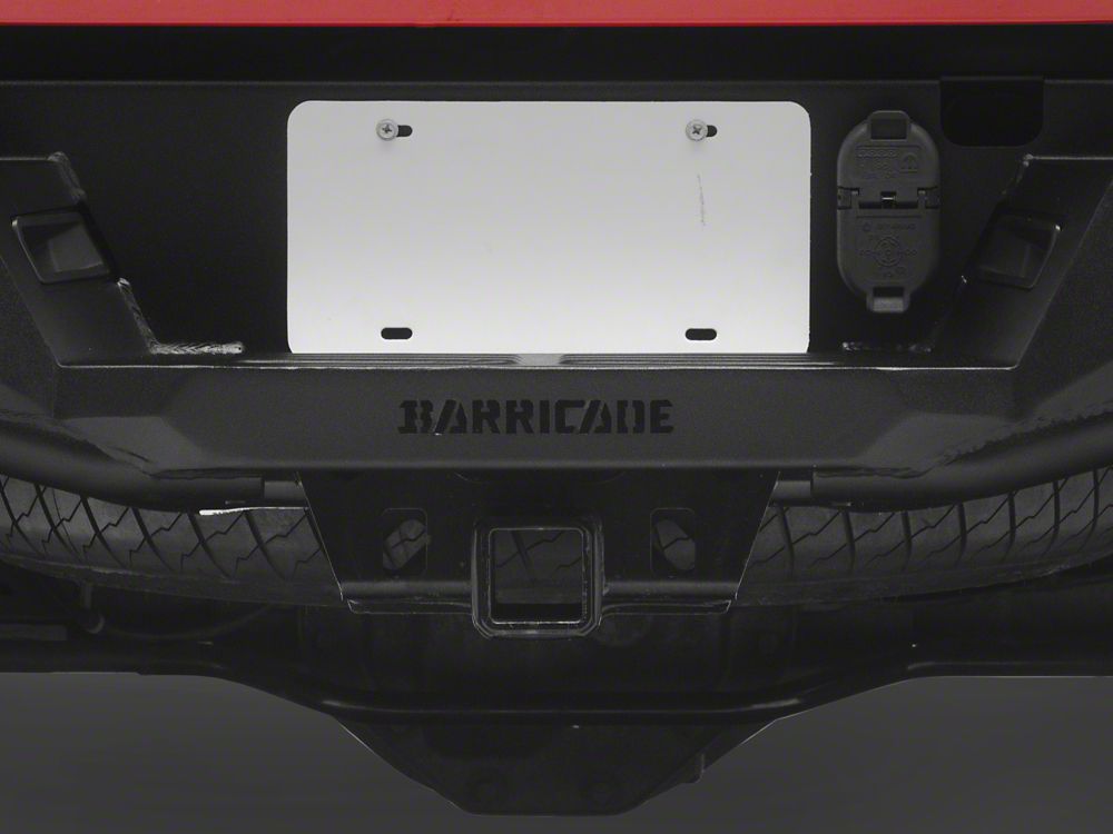 Barricade HD4 Tubular Rear Bumper with LED Fog Lights (19-24 RAM 1500, Excluding TRX)