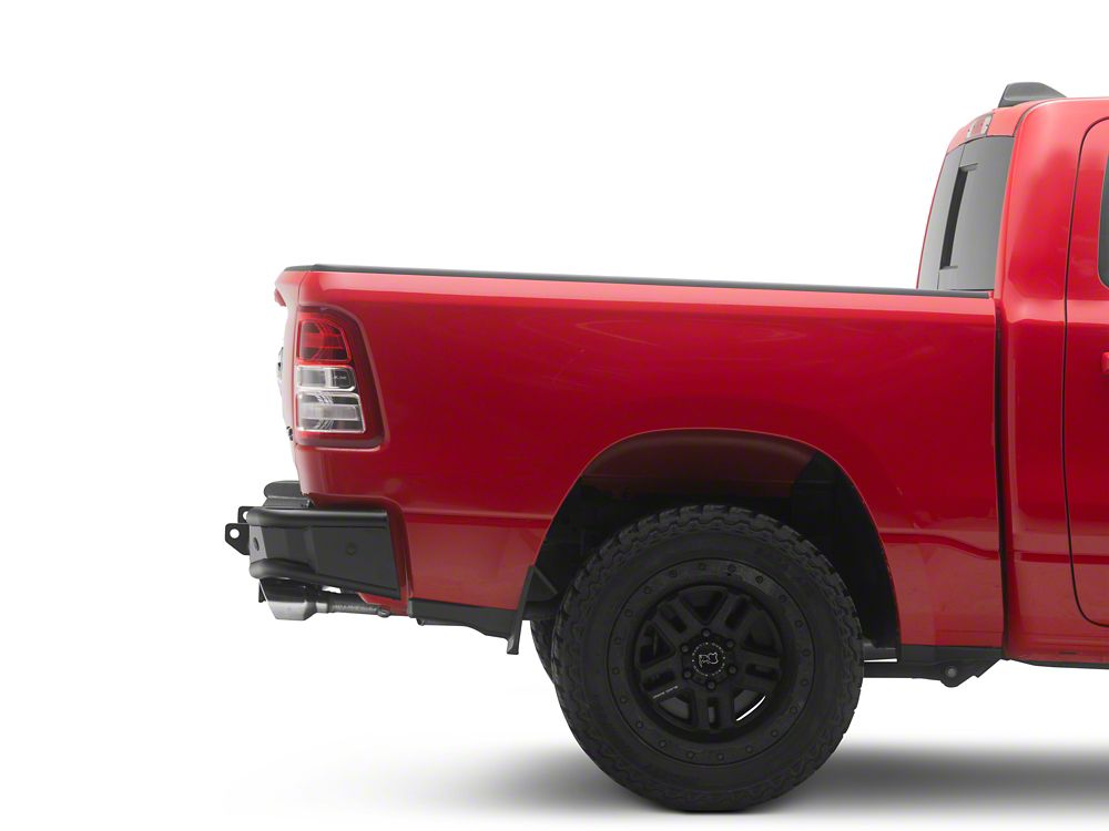 Barricade HD4 Tubular Rear Bumper with LED Fog Lights (19-24 RAM 1500, Excluding TRX)