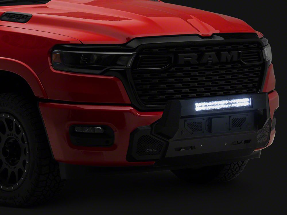 Barricade HD Stubby Front Bumper with 20-Inch LED Light Bar (25-26 RAM 1500, Excluding RHO)