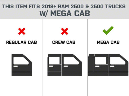 Barricade Aluminum Running Boards (10-24 RAM 3500 Mega Cab)