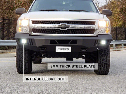 Barricade Extreme HD Front Bumper with LED Fog Lights (07-13 Silverado 1500)