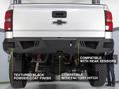 Barricade Extreme HD Rear Bumper (07-18 Silverado 1500)