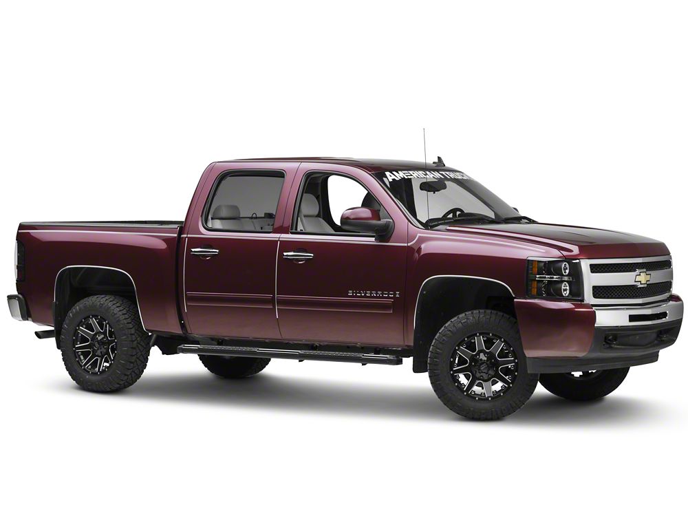Barricade Saber 5-Inch Aluminum Side Step Bars (07-13 Silverado 1500 Extended Cab, Crew Cab)