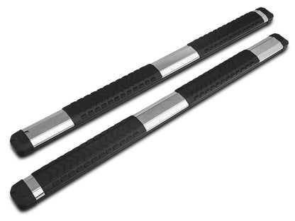 Barricade Saber 5-Inch Aluminum Side Step Bars (14-18 Silverado 1500 Double Cab, Crew Cab)