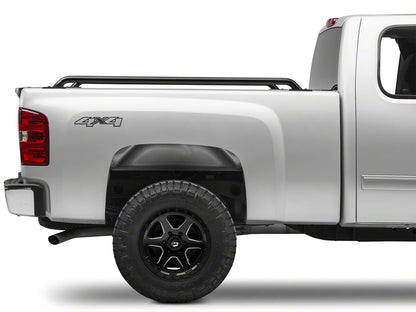 Barricade Bed Rails; Black (07-13 Silverado 1500)