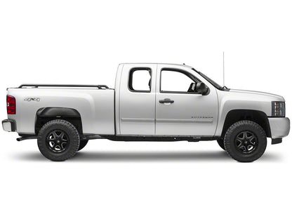 Barricade Bed Rails; Black (07-13 Silverado 1500)